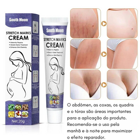 Creme Reparador para Estrias - Tratamento Anti-Rugas e Cuidados com a Pele para Gestantes