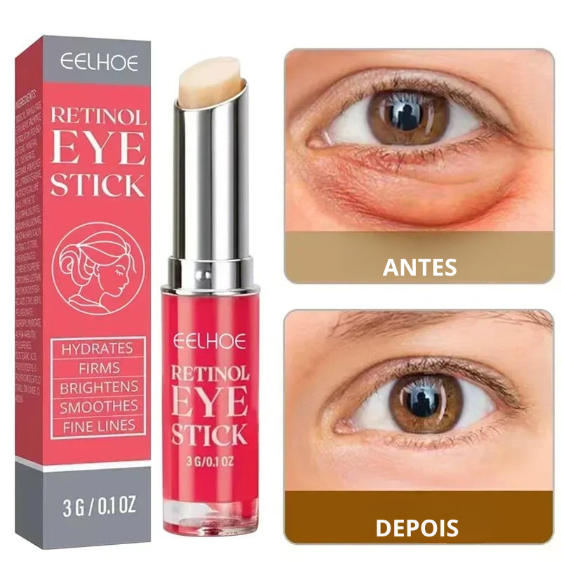 Creme para Olhos com Retinol – Clareador de Olheiras, Firmeza Instantânea e Reparação para o Cuidado Feminino